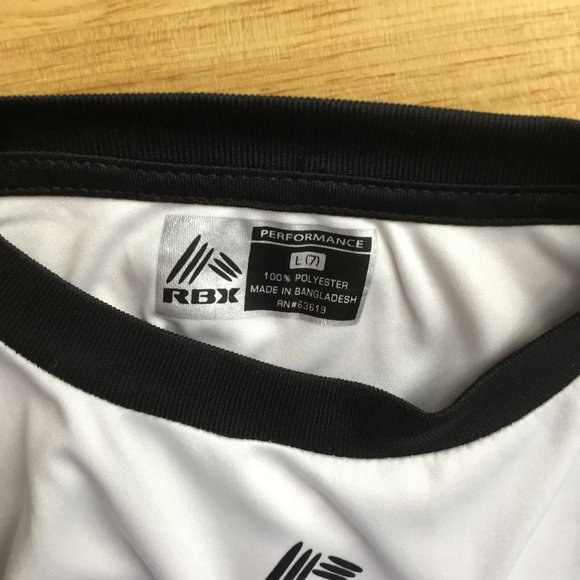 RBX Boy's Performance T-Shirt White L (7) - Picture 3 of 3